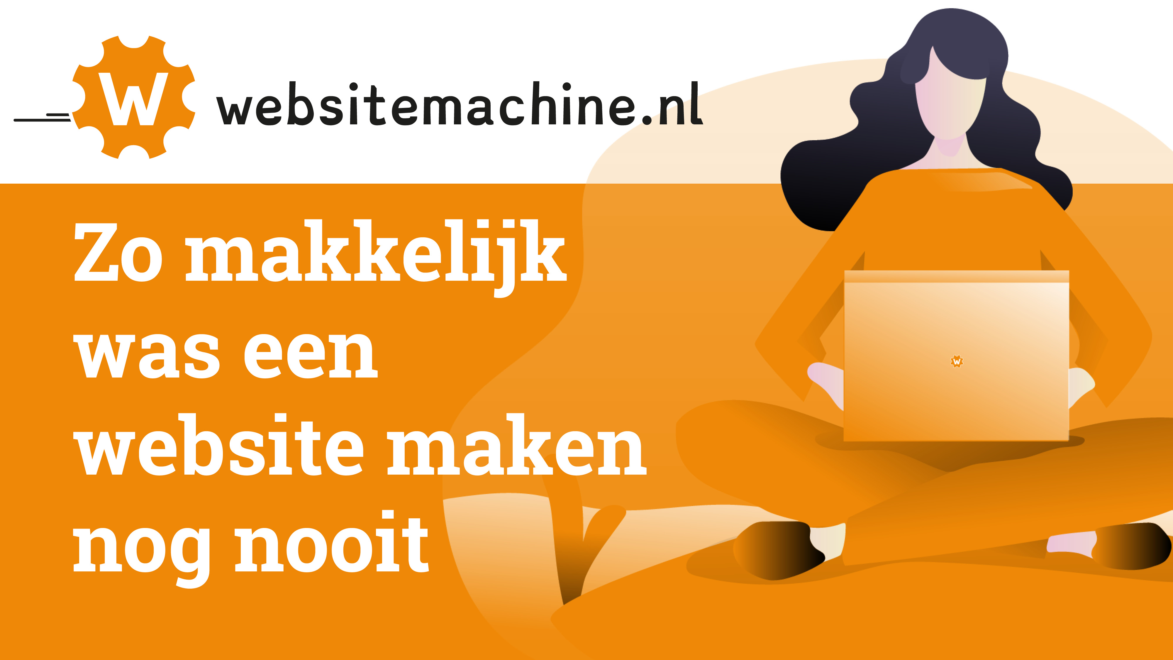 Zo makkelijk was een website maken nog nooi